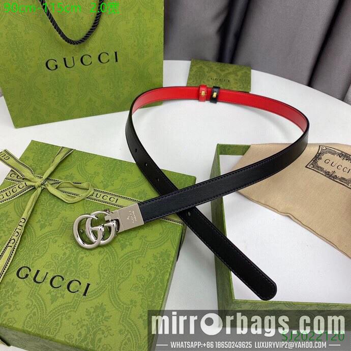 Gucci Belt 20mmX90-115cm 7D04