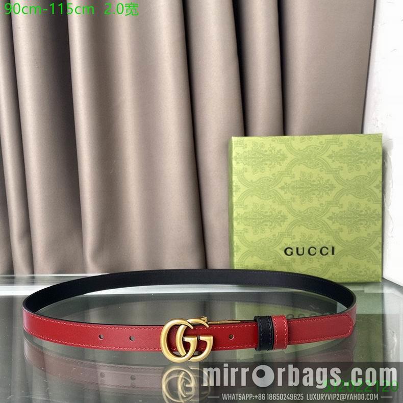 Gucci Belt 20mmX90-115cm 7D01