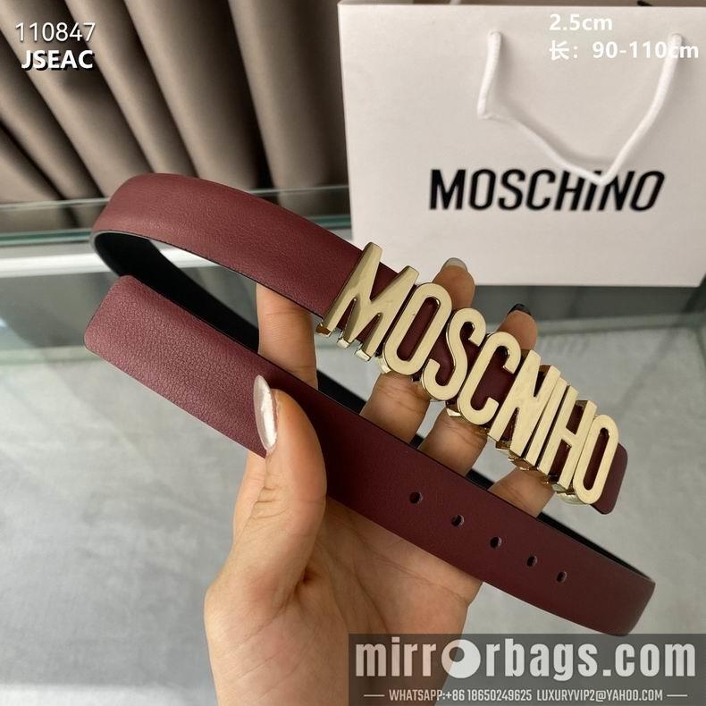 Moschino Belt 25mmX90-110cm 8L02