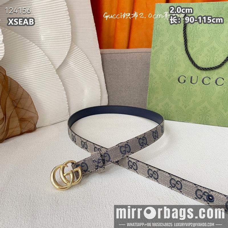Gucci belt 20mmX90-115cm 8L18