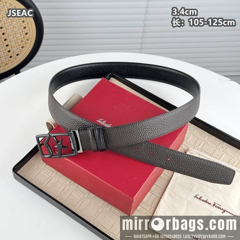 Ferragamo belt 34mmX105-125cm 8L17