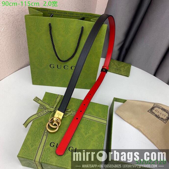 Gucci Belt 20mmX90-115cm 7D04