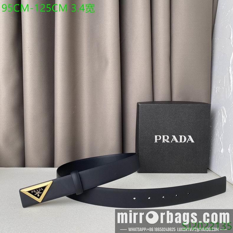 Prada Belt 34mmX95-125cm 7D04