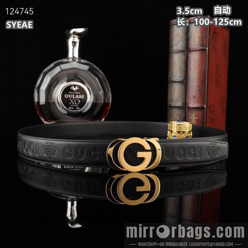 Gucci belt 35mmX100-125cm 8L29