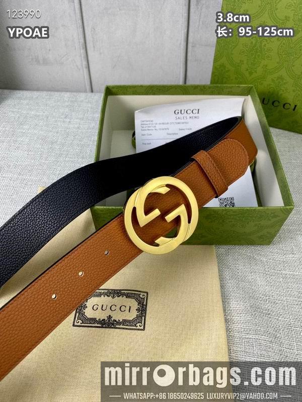 Gucci belt 38mmX95-125cm 8L10