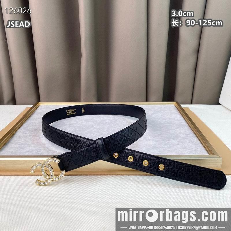 Chanel belt 30mmX90-125cm 8L14