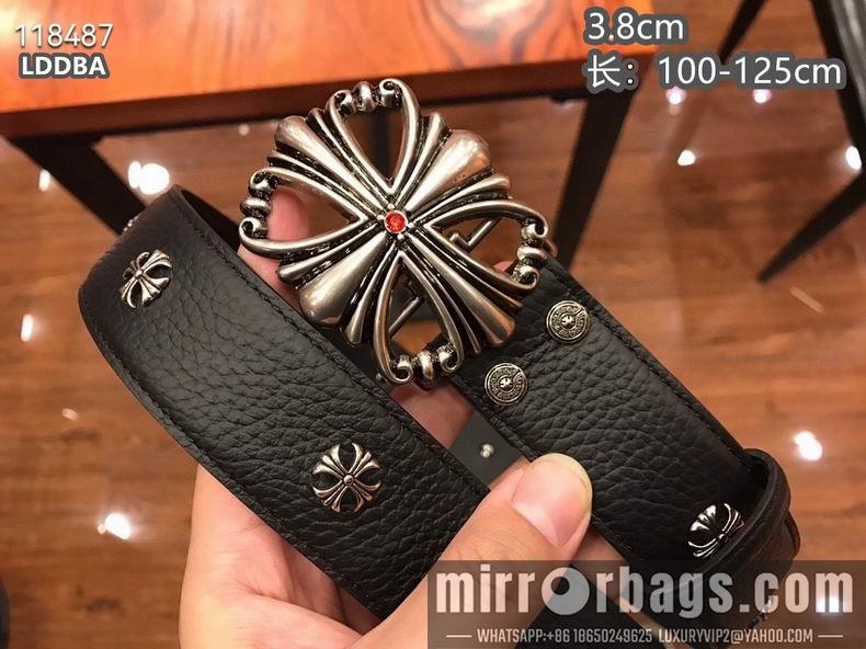 Chrome Hearts belt 38mmX100-125cm 8L03