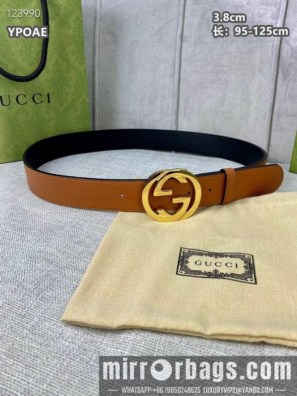Gucci belt 38mmX95-125cm 8L10