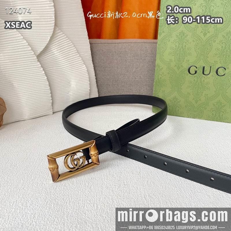 Gucci belt 20mmX90-115cm 8L19