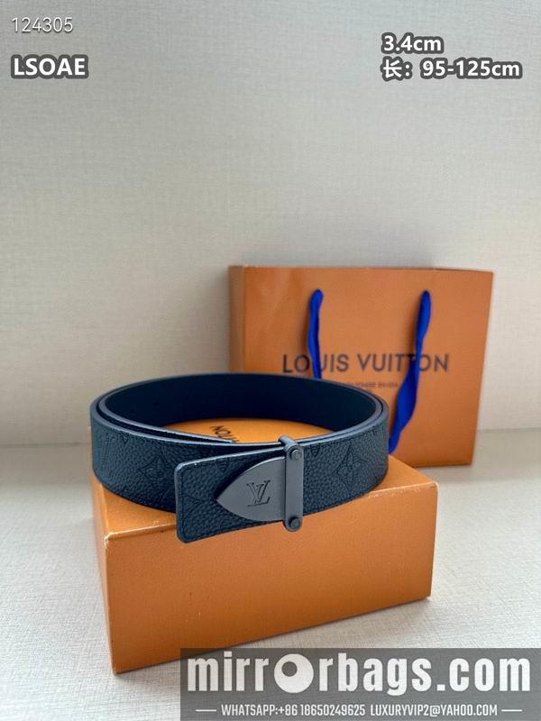 LV belt 34mmX95-125cm 8L21