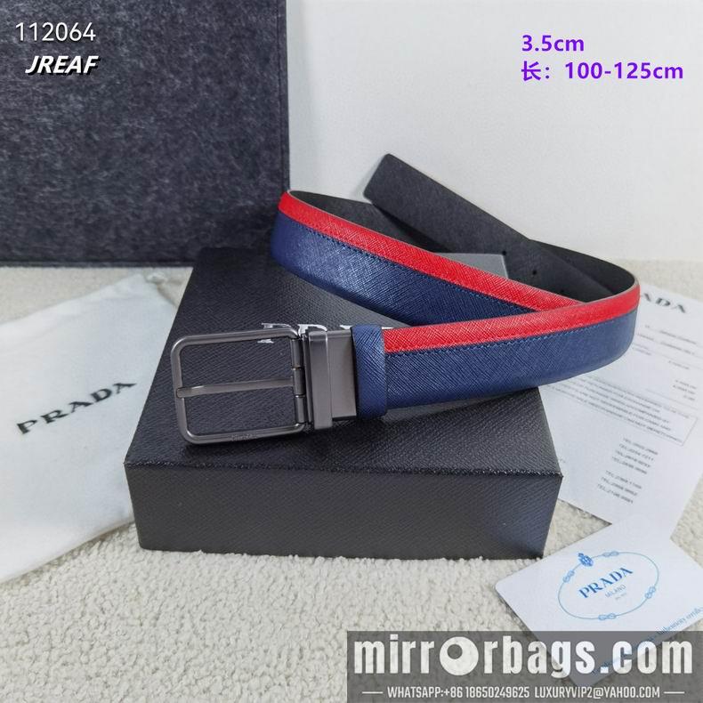 Prada belt 35mmX100-125cm 8L05