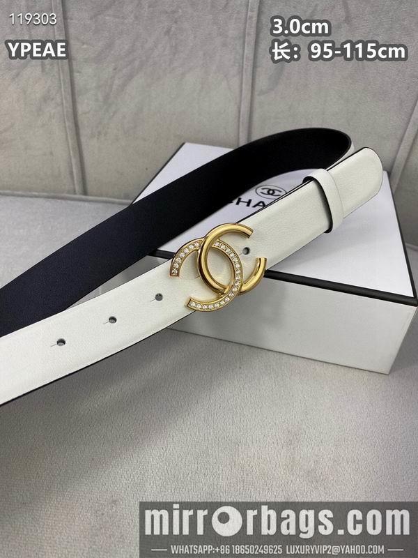 Chanel belt 30mmX95-115cm 8L040803