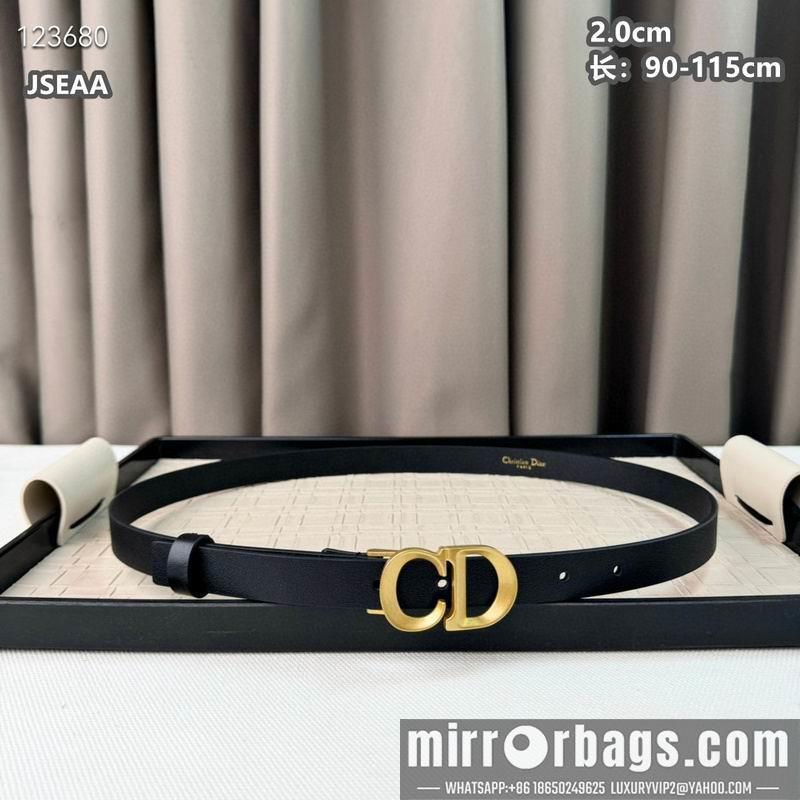 Dior belt 20mmX90-115cm 8L19