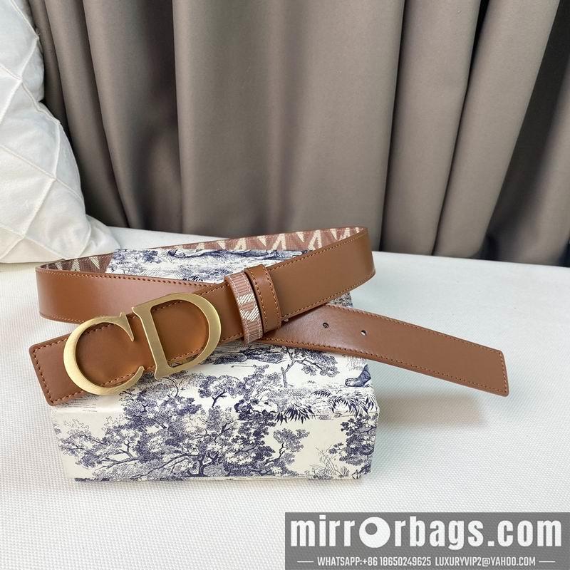 Dior belt 35mmX95-135cm 7D21