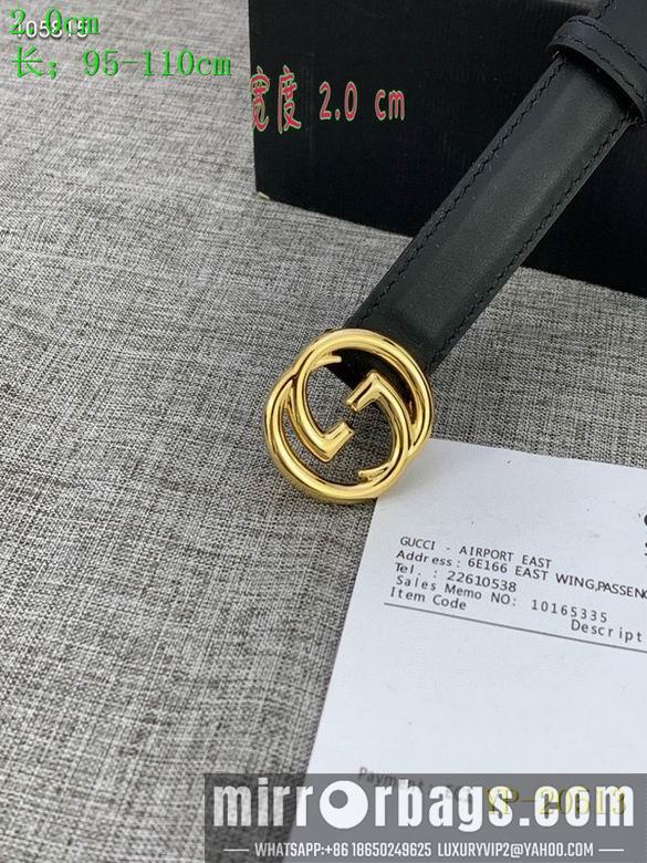 Gucci belt 20mm 95-110cm 8L01