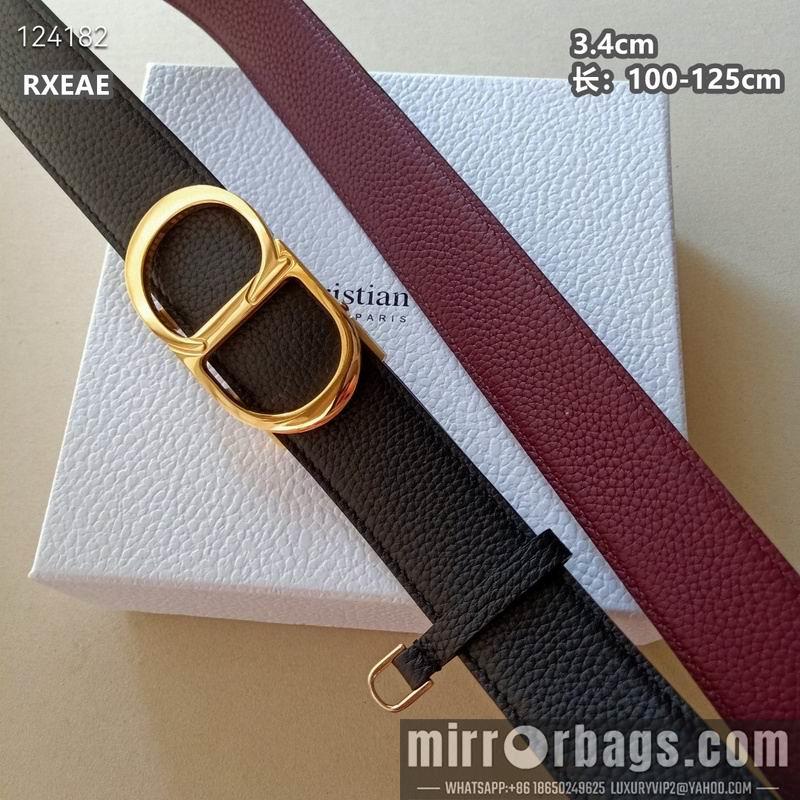 Dior belt 34mmX100-125cm 8L04