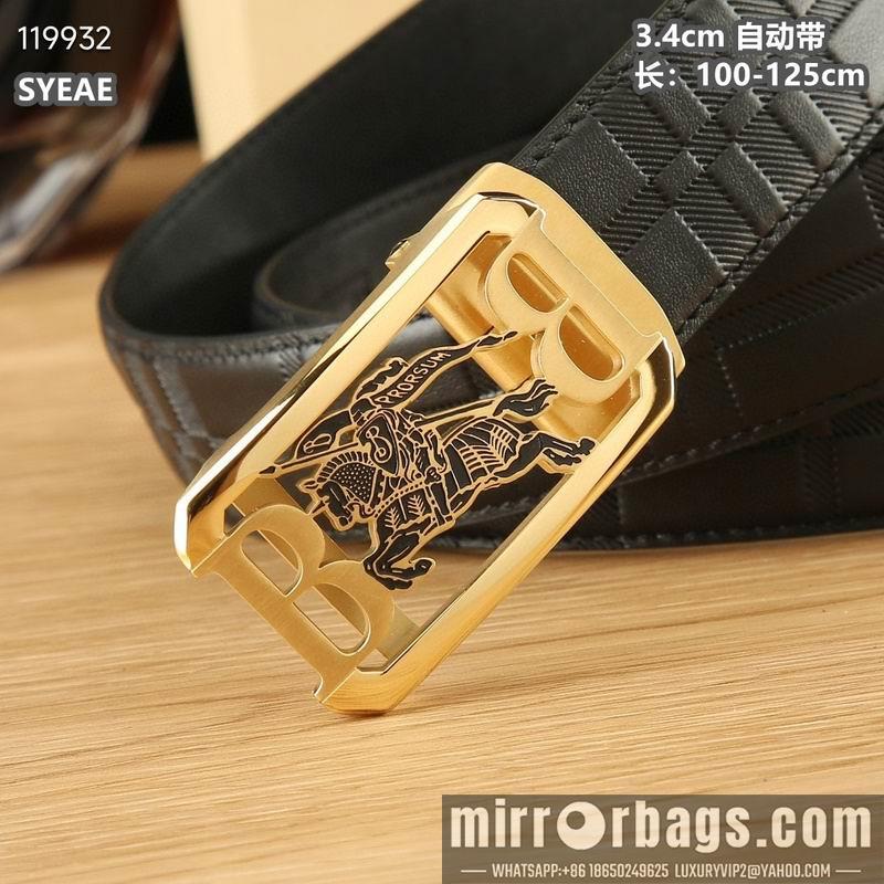 Burberry belt 34mmX100-125cm 8L06