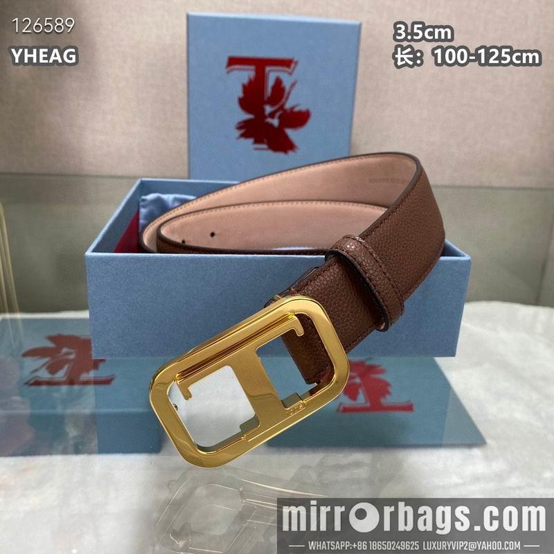Tod's belt 35mmX100-125cm 8L03