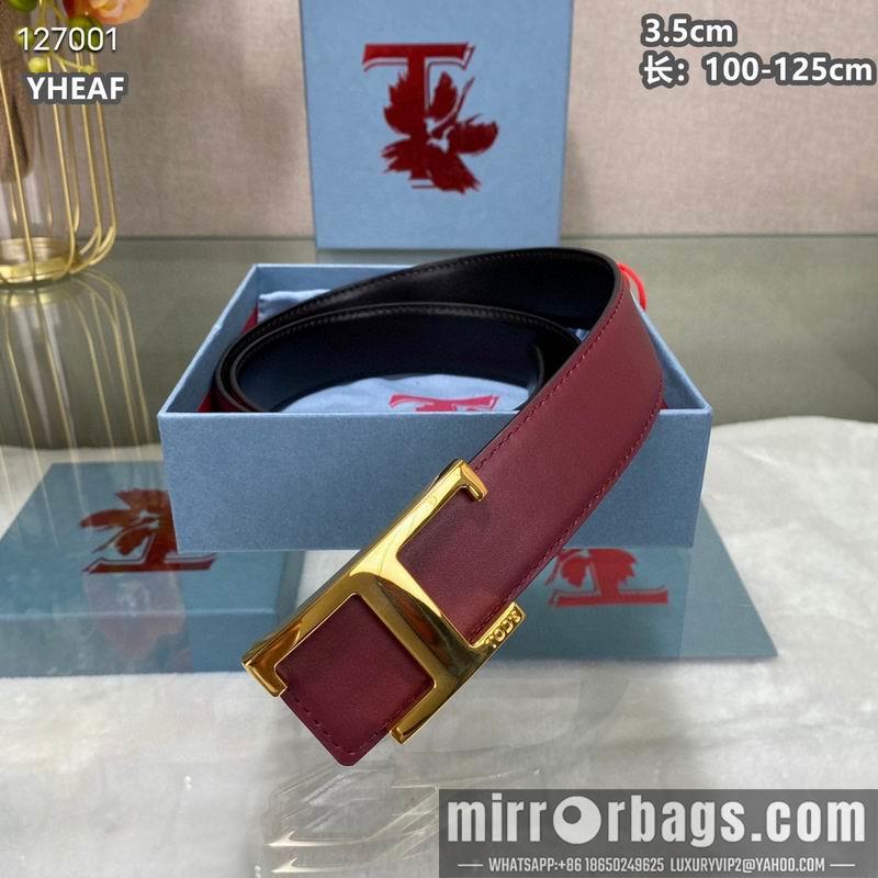 TOD's belt 35mmX100-125cm 8L10