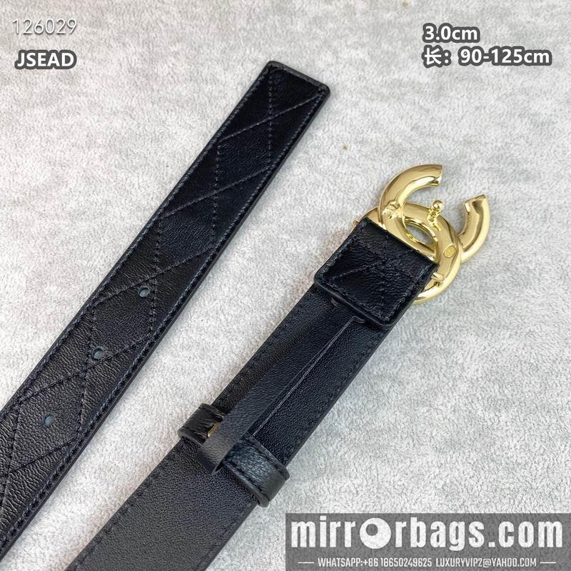 Chanel belt 30mmX90-125cm 8L13