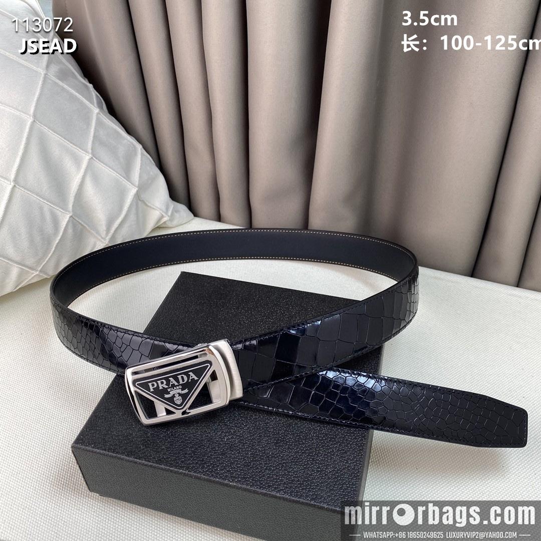 Prada belt 35mmX100-125cm 8L03