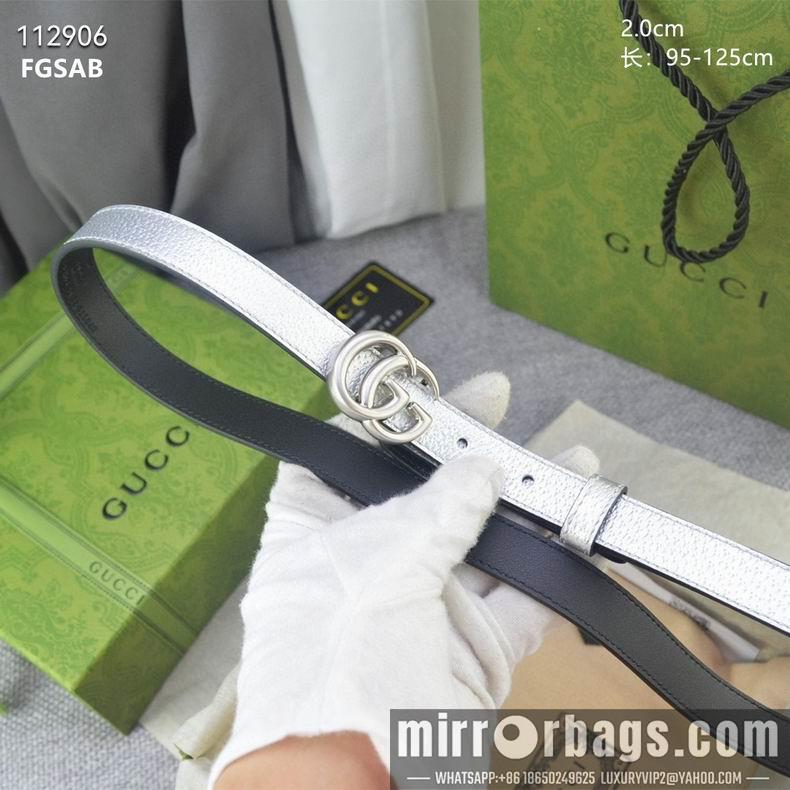Gucci belt 20mmX95-125cm 8L02