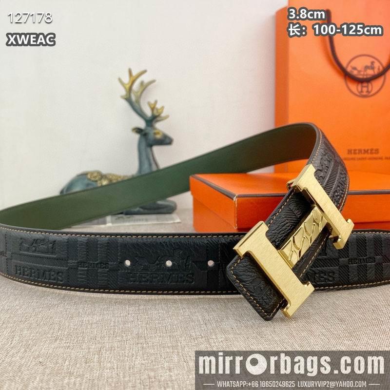 Hermes belt 38mmX100-125cm 8L37