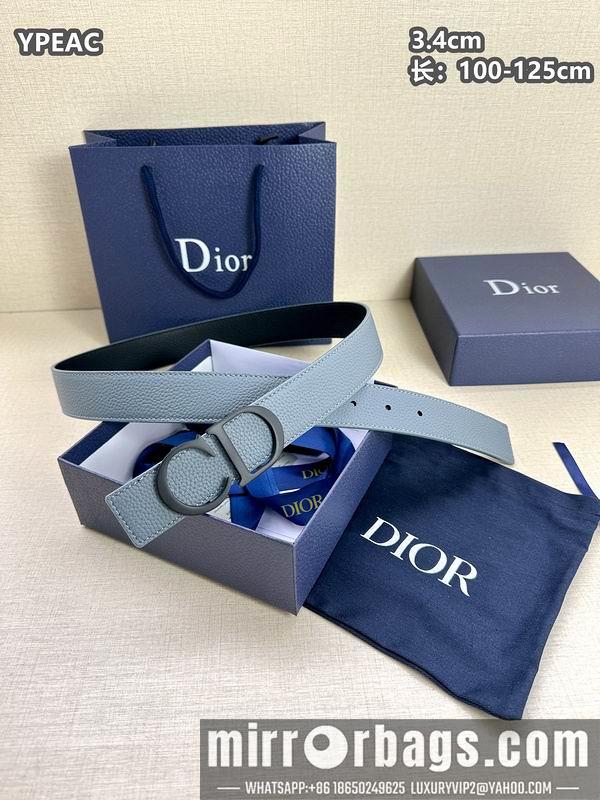 Dior belt 34mmX100-125cm 8L07