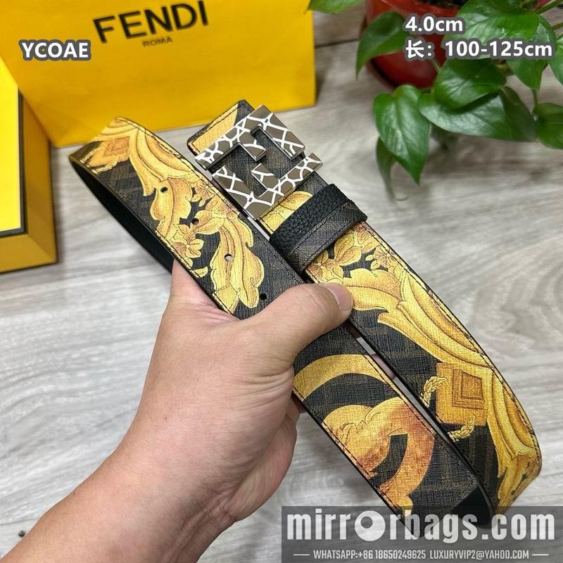 Fendi belt 40mmX100-125cm 8L149