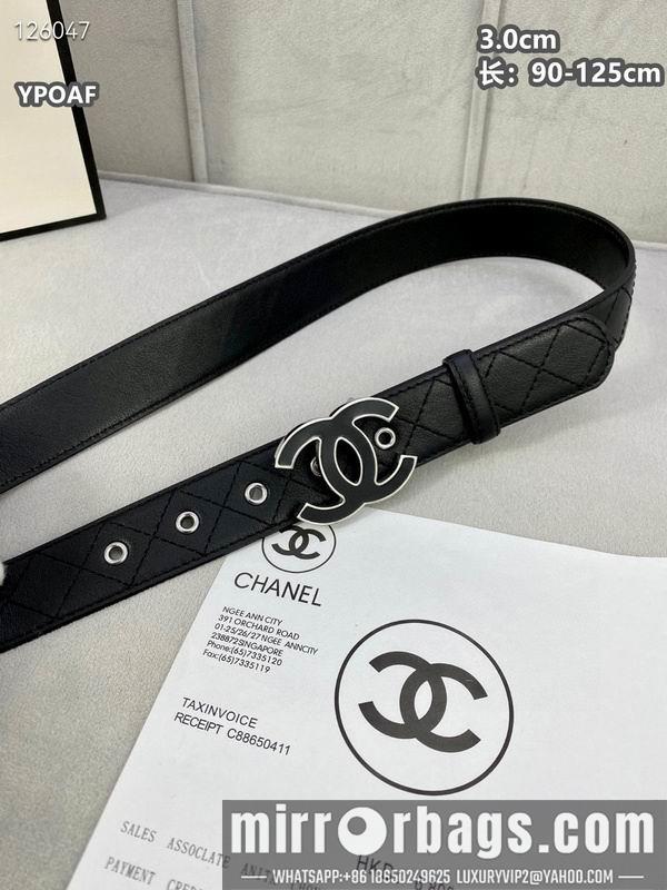 Chanel belt 30mmX90-125cm 8L12