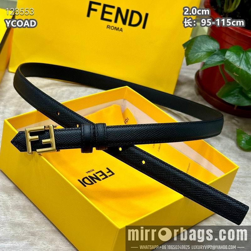 Fendi belt 20mmX95-115cm 8L16