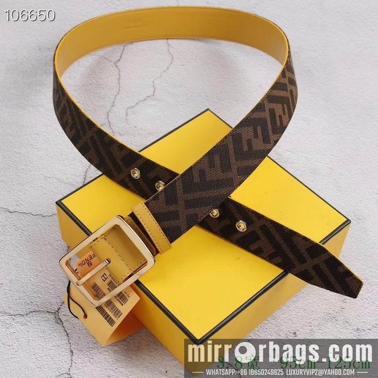 Fendi Belt 38mmX95-125cm 7D100