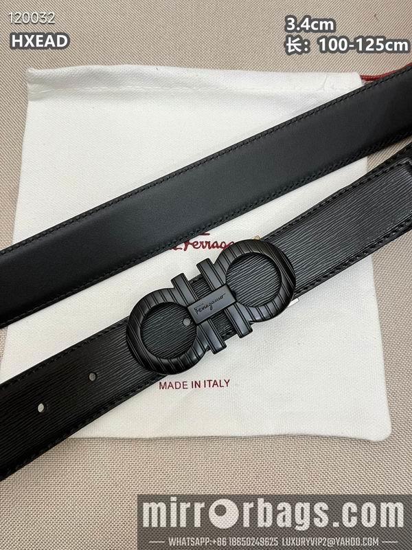 Ferragamo belt 34mmX100-125cm 8L03