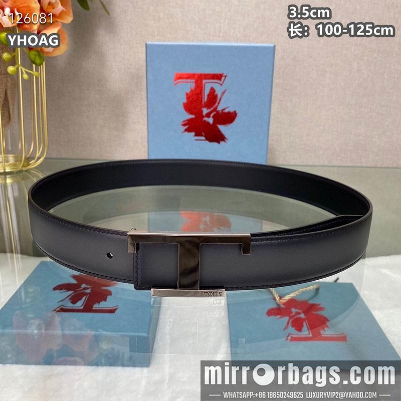Tod's belt 35mmX100-125cm 8L06