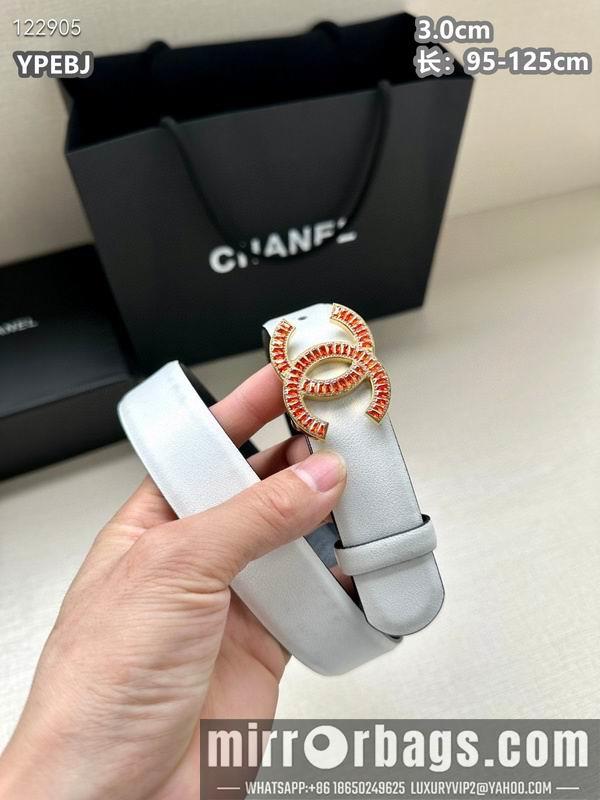 Chanel belt 30mmX95-125cm 8L26