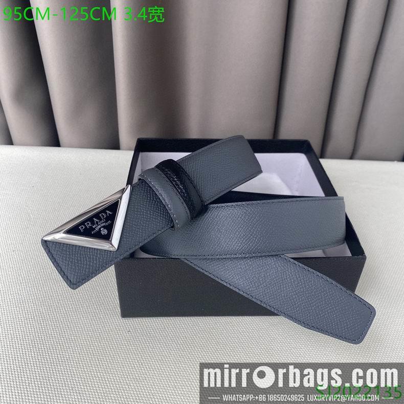 Prada Belt 34mmX95-125cm 7D02