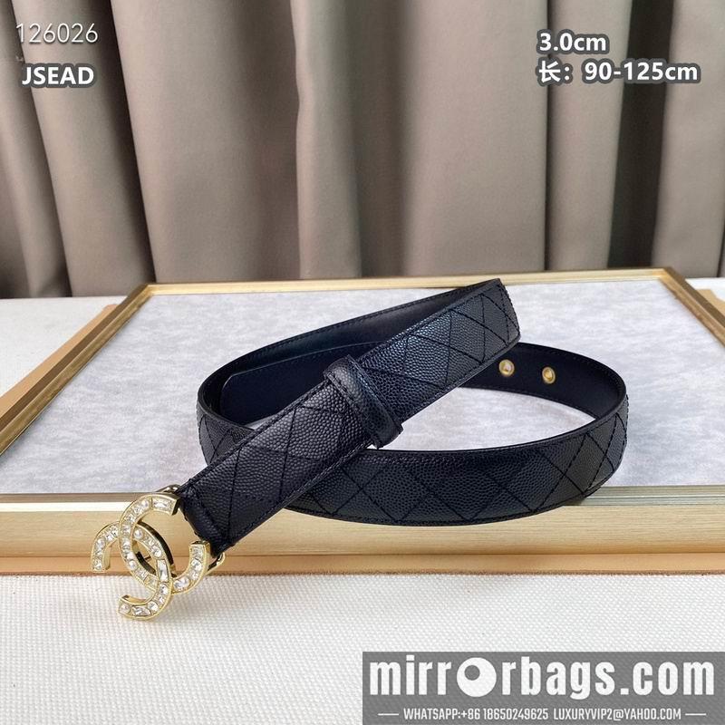 Chanel belt 30mmX90-125cm 8L14