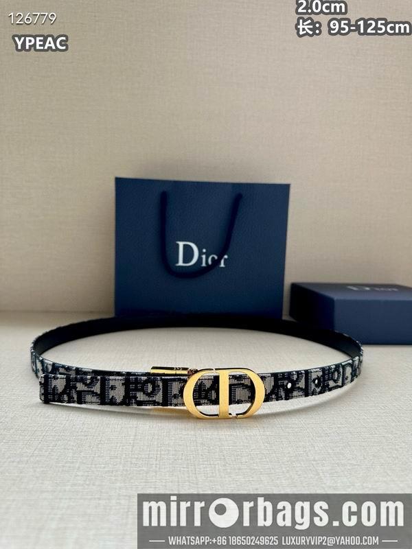Dior belt 20mmX95-125cm 8L22