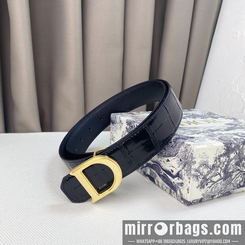 Dior belt 35mmX95-125cm 7D19