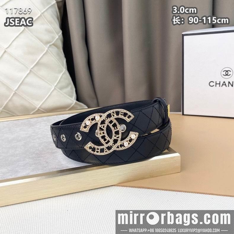 Chanel belt 30mmX90-115cm 8L07