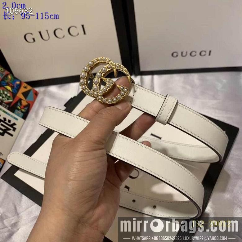 Gucci belt 20mm 95-115cm 8L01