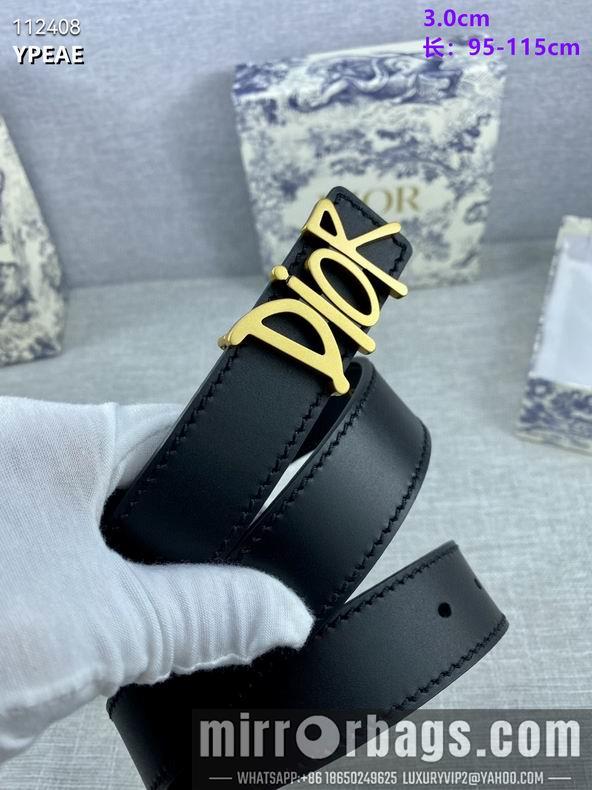 Dior belt 30mmX95-115cm 8L09