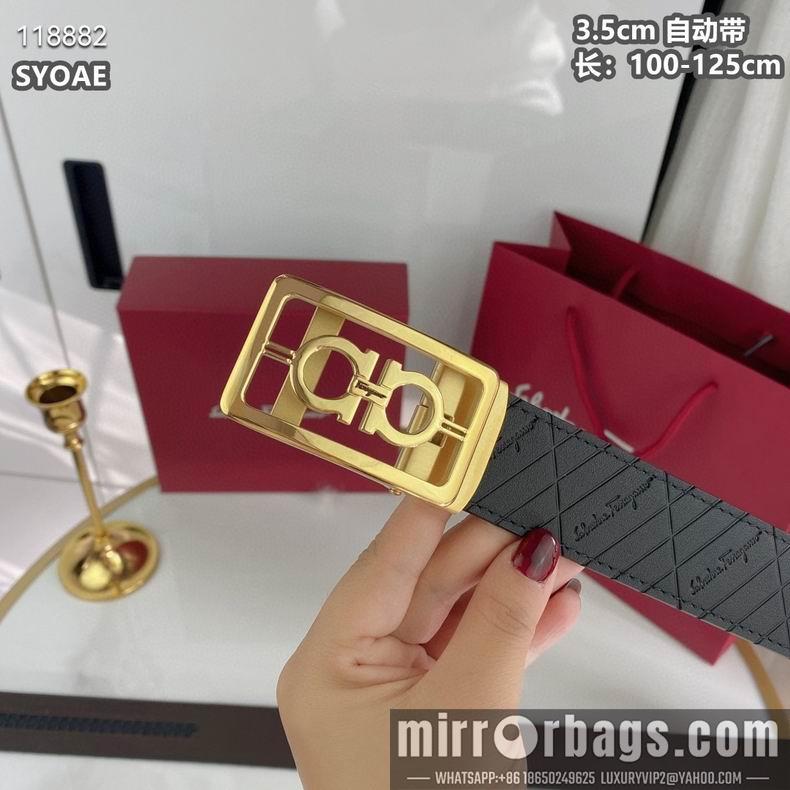Ferragamo belt自动带 35mmX100-125cm 8L11