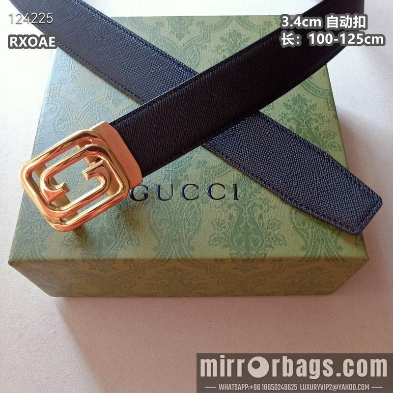 Gucci belt 34mmX100-125cm 8L21