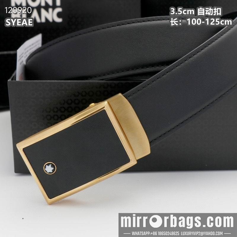 Montblanc belt 自动扣 35mmX100-125cm 8L072006