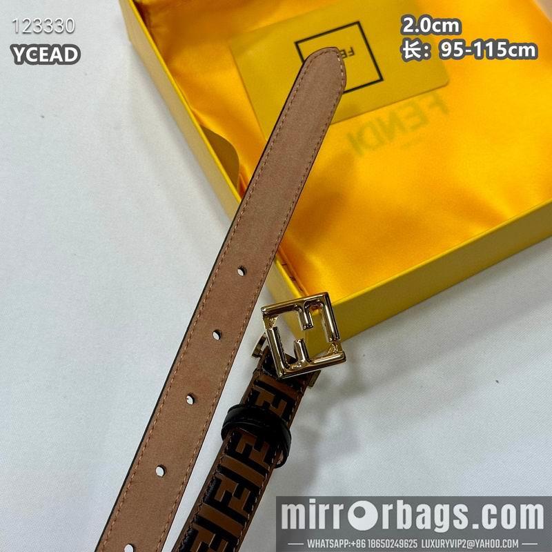 Fendi belt 20mmX95-115cm 8L15