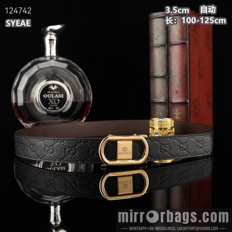 Gucci belt 35mmX100-125cm 8L31