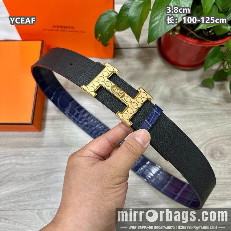 Hermes belt 38mmX100-125cm 8L60