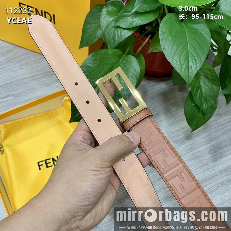 Fendi Belt 30mmX95-115cm 8L09