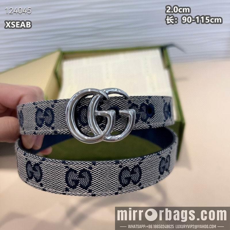 Gucci belt 20mmX90-115cm 8L21